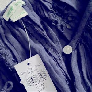 aerie boho split-neck blouse